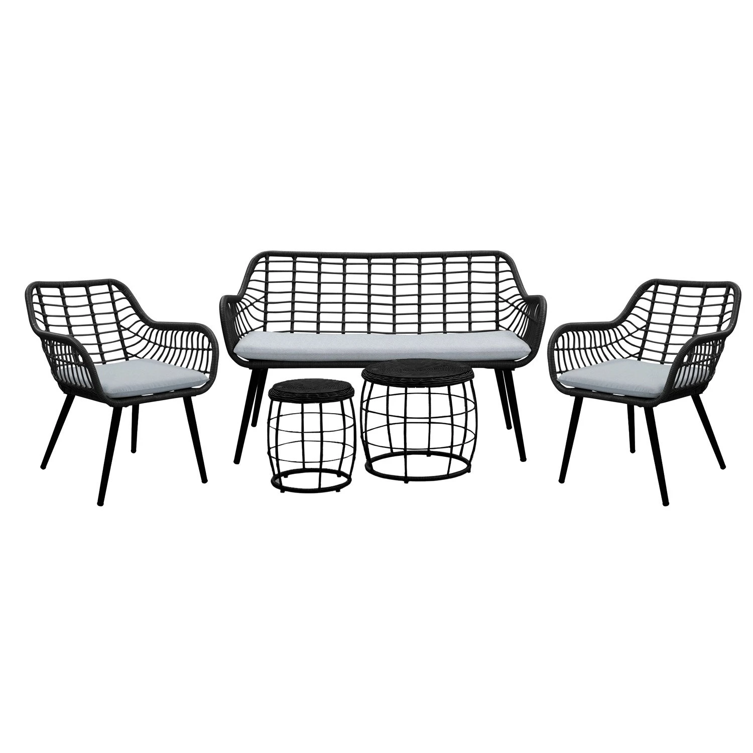 Royal Seasons COCOON Loungeset Zwart